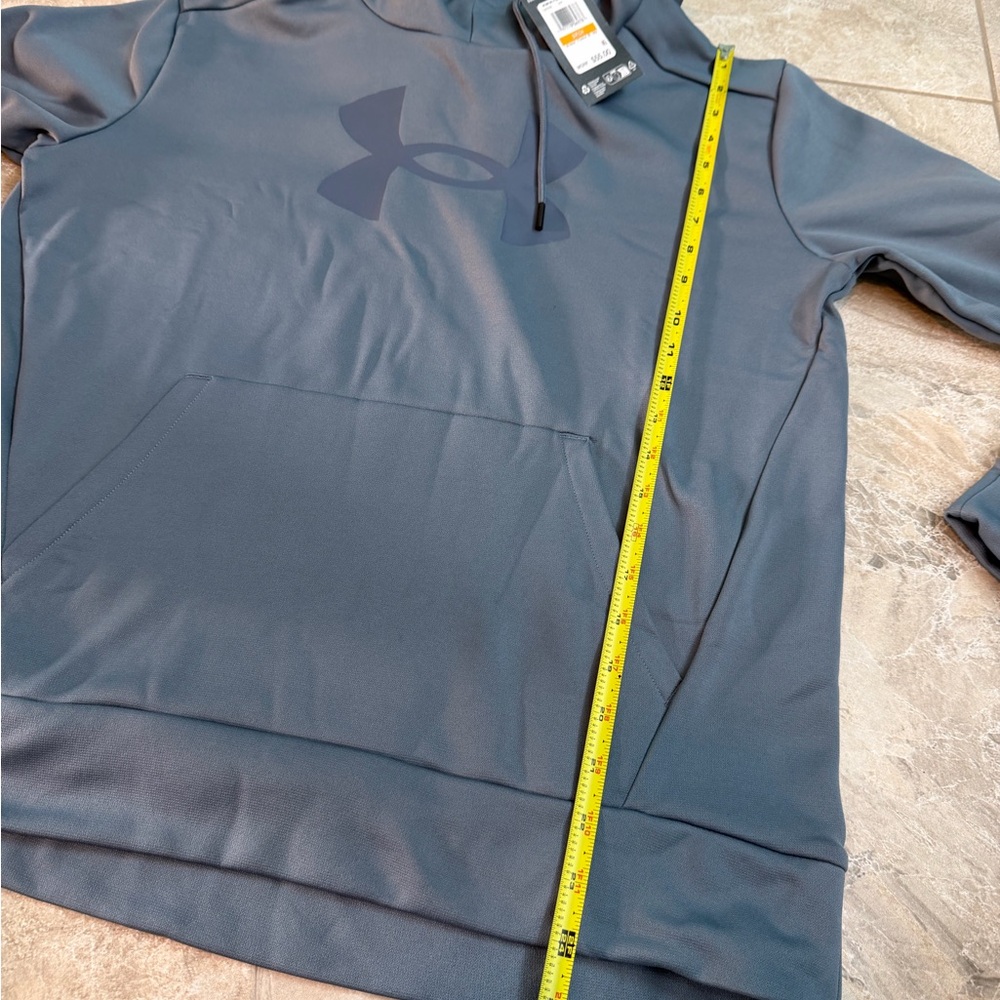 Oversized Gray Under Armour Hoodie for Women - Picture 3 of 7
